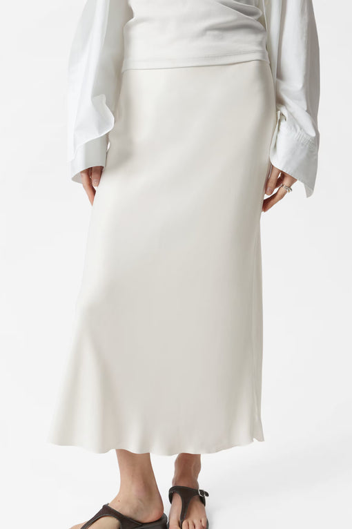 Satin Midi Skirt