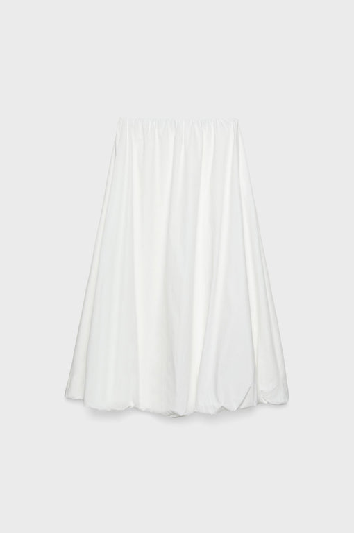 Poplin Balloon Midi Skirt