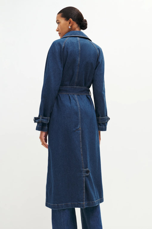 Hayes Denim Trench Coat