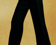 Frayed-hem trousers
