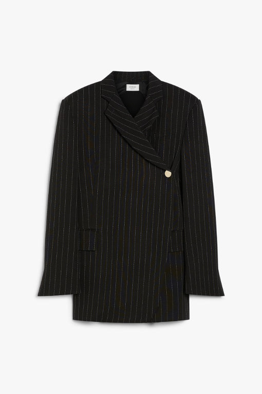 Asymmetric tailored blazer