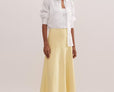 Textured Cotton-Blend Skirt