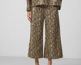 Animal print culotte trousers women