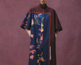 Cotton printed dress woman
