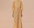 Sand crochet midi skirt