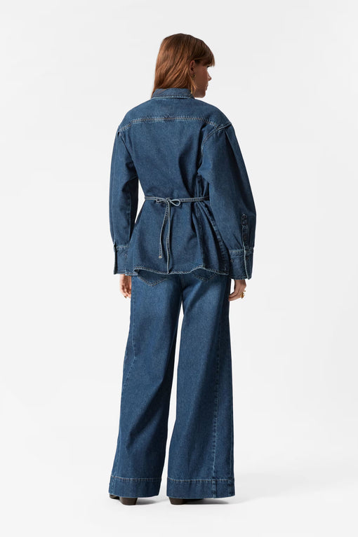 Tapered Denim Shirt