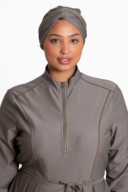 Imaan Swim Turban - Mushroom