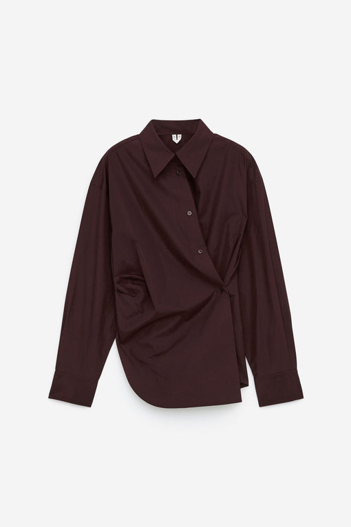 Asymmetric Wrap Shirt