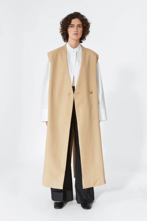 Alaia Vest Sand
