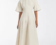 RAF NATURAL BOATNECK MIDI DRESS