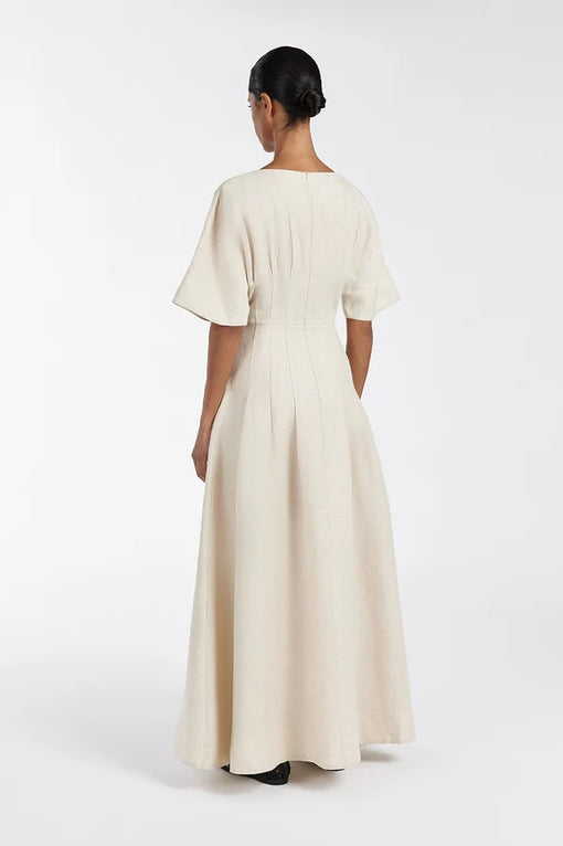 RAF NATURAL BOATNECK MIDI DRESS