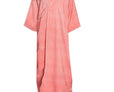Embroidered Crepe Silk Abaya in Blush Pink