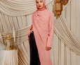 Salmon Floor Length Hardware Tunic