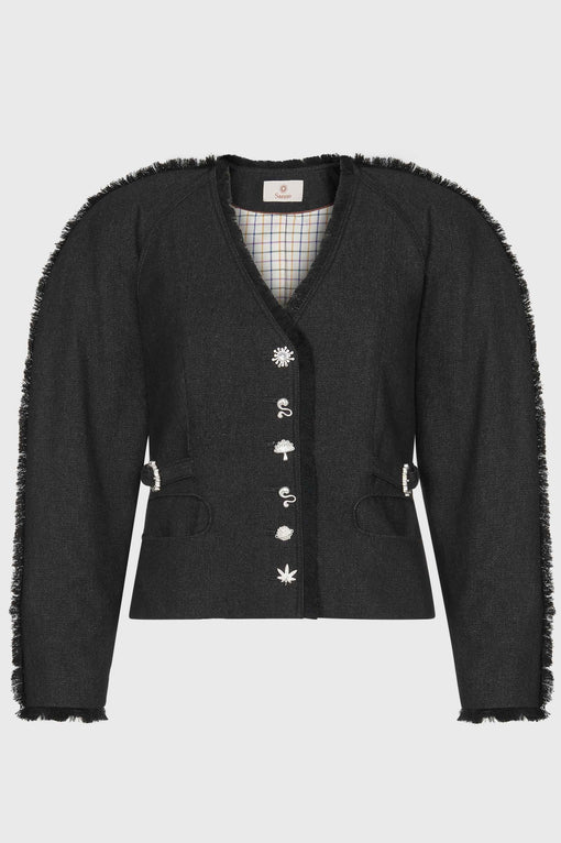 Ebone Fringe Jacket