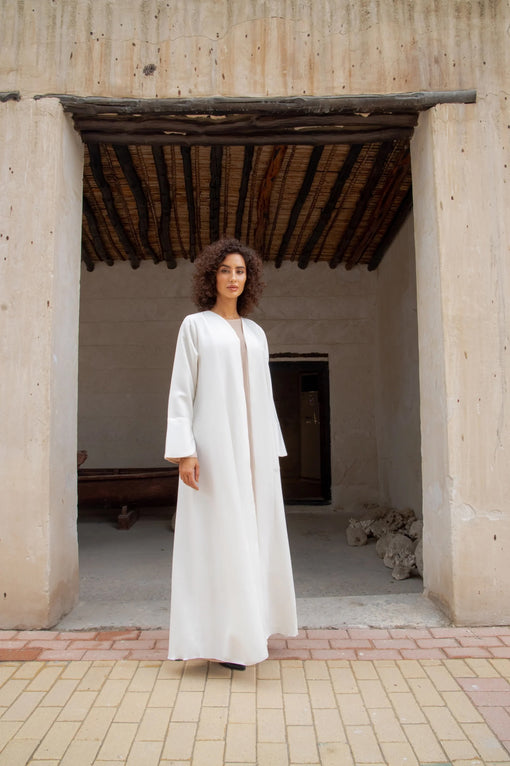 Yasmine Abaya - White