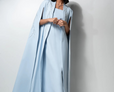 White Cristel cape dress