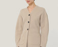 Darted Longline Knit Jacket