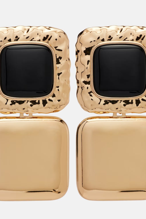 Embellished drop earrings