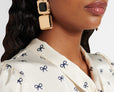 Embellished drop earrings