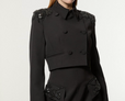 Crystal Embellished Tailored Double Breast Jacket