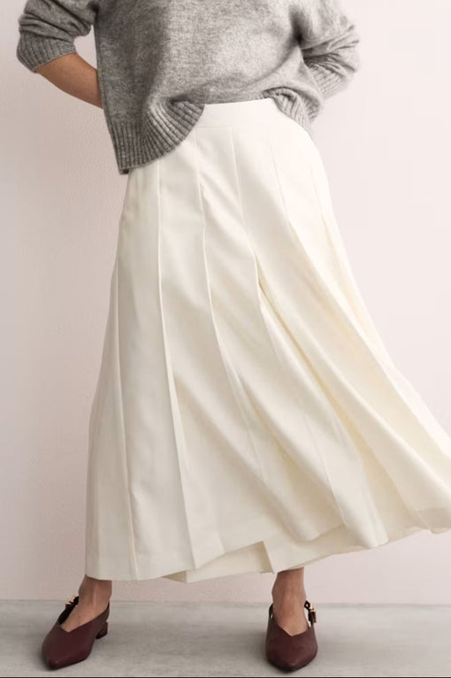 Wide Leg Culottes with Wool