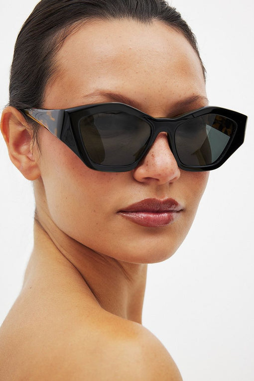 Angled Acetate Sunglasses