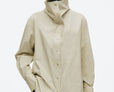 Relaxed Funnel-Neck Shirt