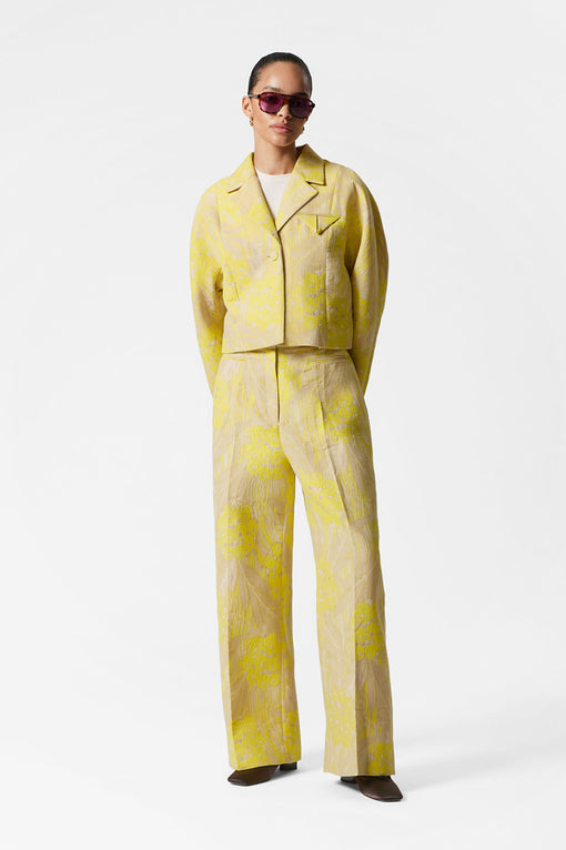 Jacquard Press-Crease Trousers