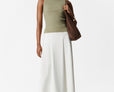A-Line Midi Skirt
