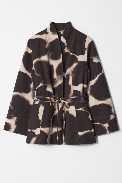 Tie-belt Kimono Jacket