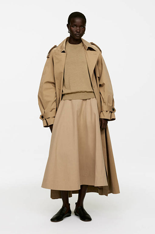 Maxi Poplin Skirt
