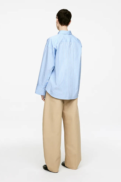 Wide-Sleeve Cotton Shirt