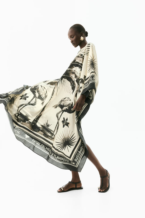 Oversized kaftan dress