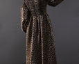 Textured Organza Shirred Midaxi Dress
