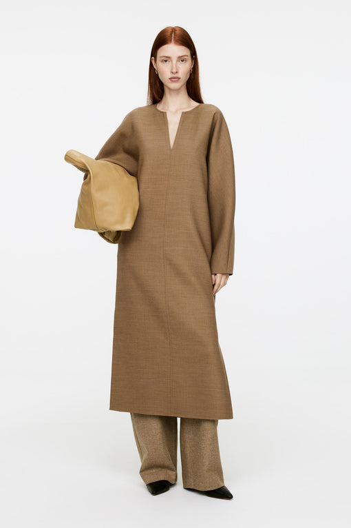Wool-Blend Tunic Dress