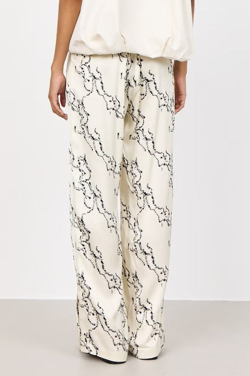 Leveté Room Kennedy Floral-Print Woven Trousers