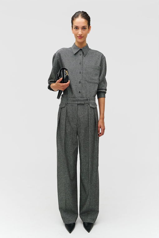 TWEED OVERSHIRT