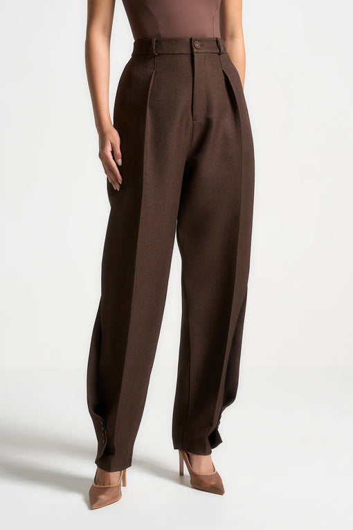 Twist Leg Tailored Trousers