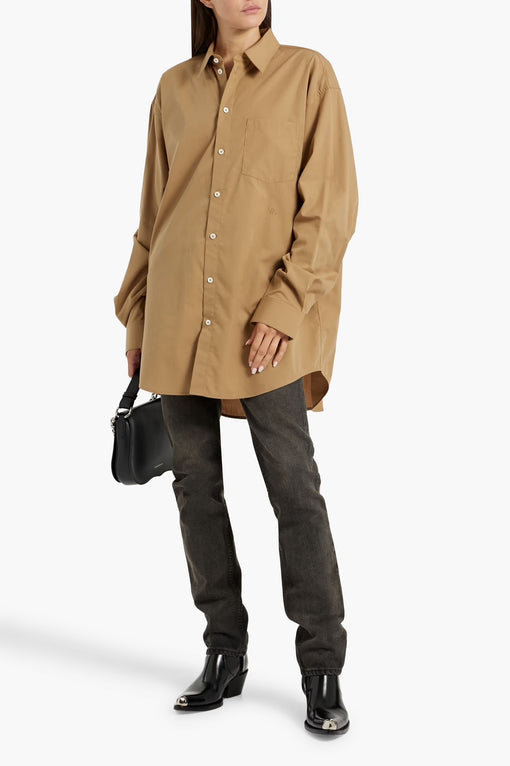 Helmut Lang Oversized cotton-poplin shirt