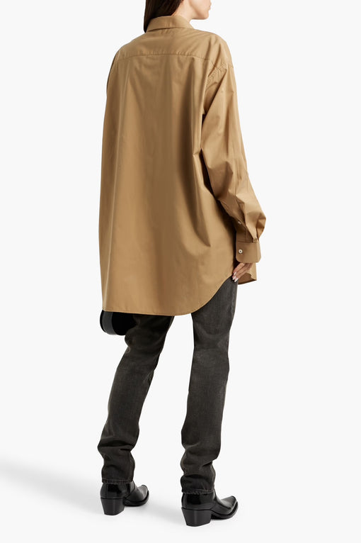 Helmut Lang Oversized cotton-poplin shirt